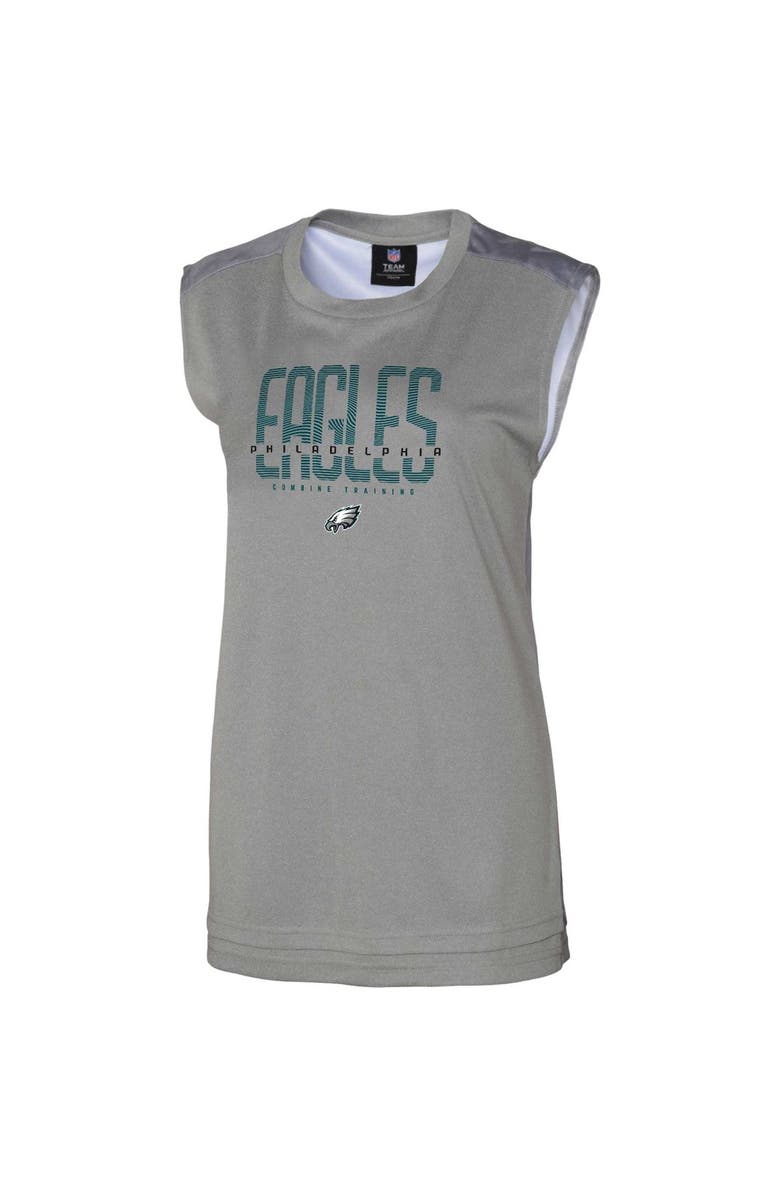 Outerstuff Women's Gray Philadelphia Eagles No Sweat Tank Top, Alternate, color, Gray