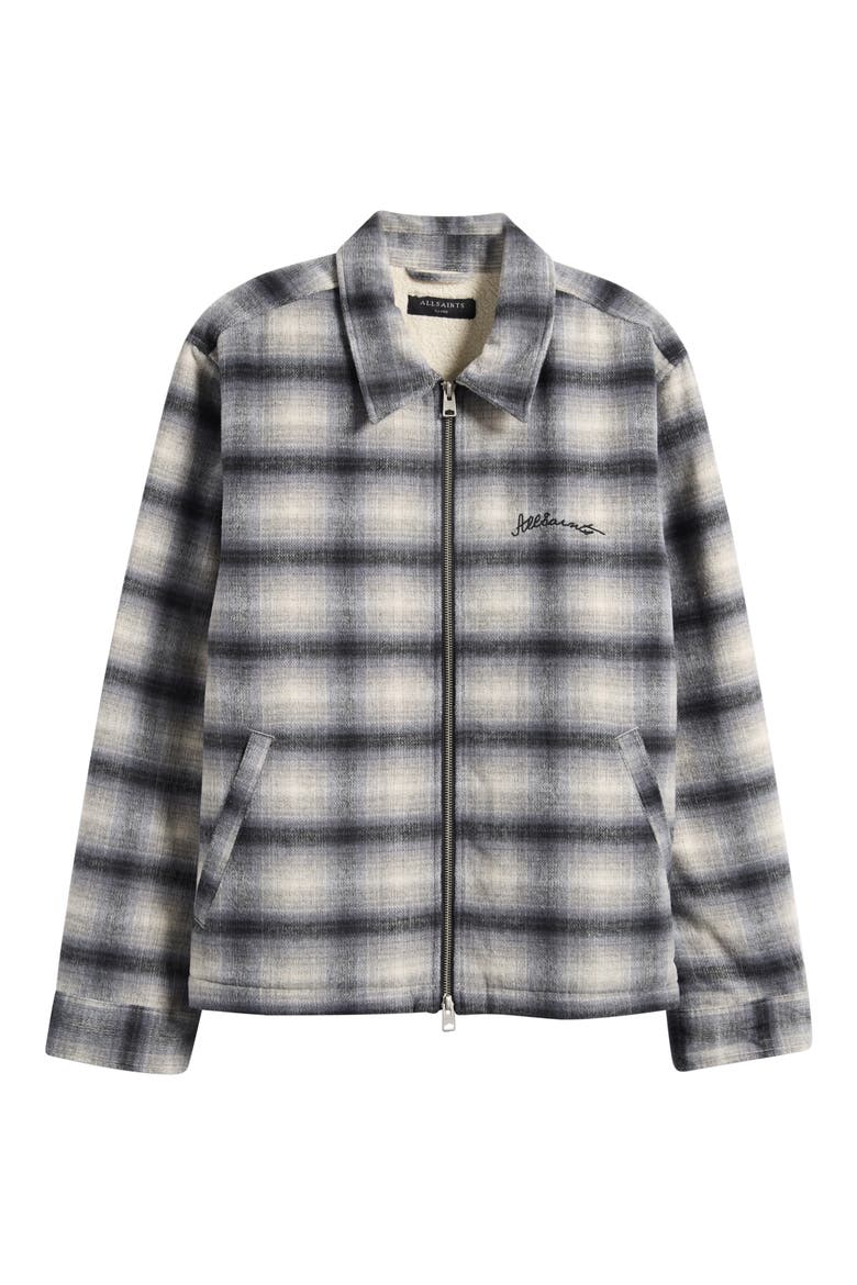 Conduct Plaid Jacket, Main, color, STONE GREY