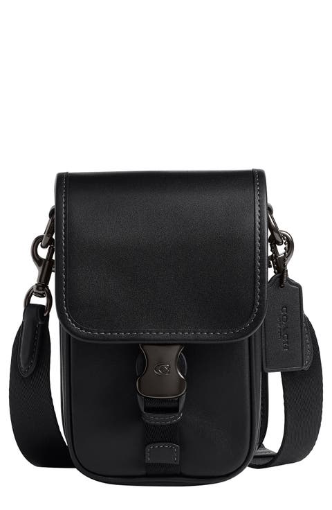 League Leather Phone Crossbody Bag