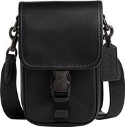 COACH League Leather Phone Crossbody Bag