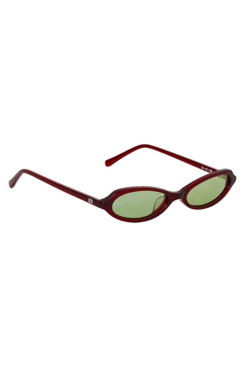 Echo Sunglasses 51mm, Alternate, color, Merlot