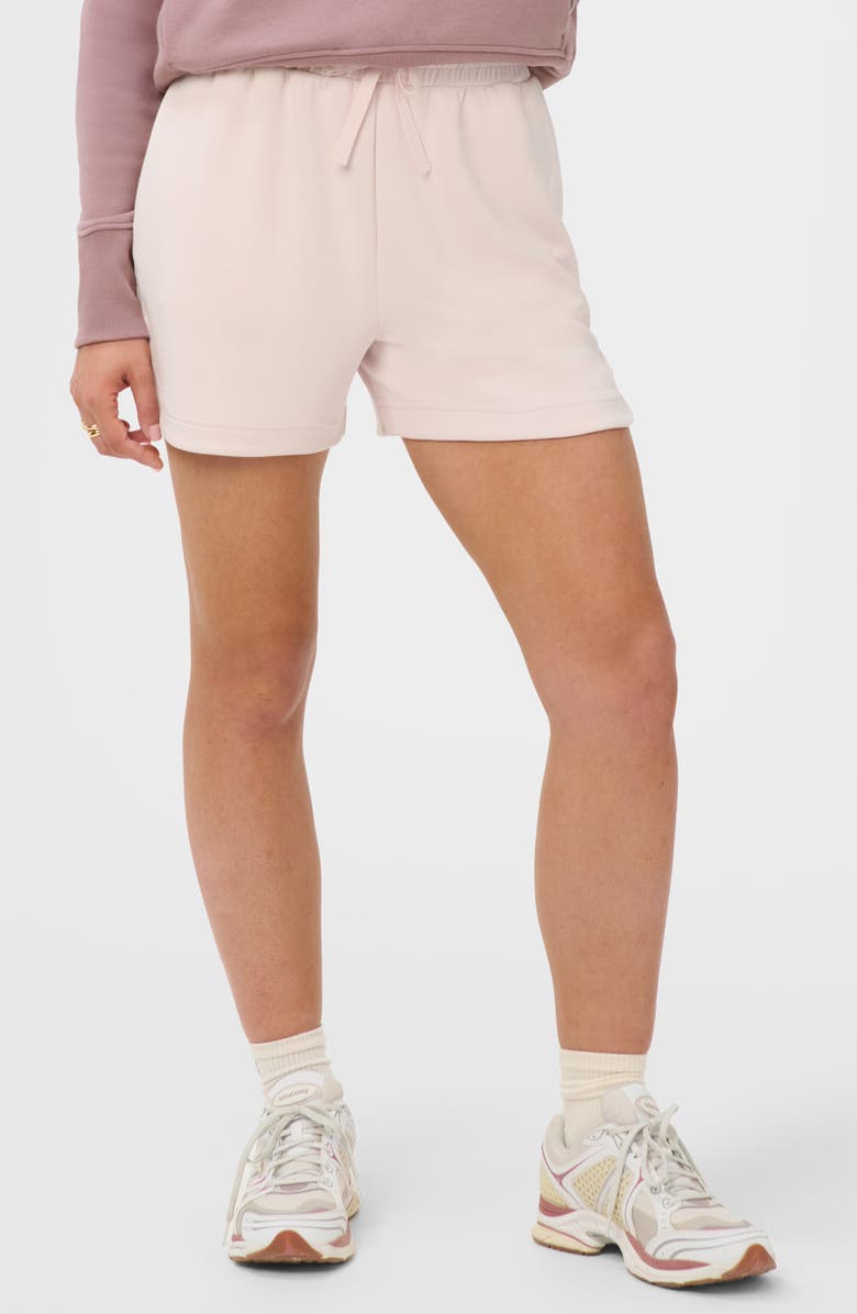 Sweaty Betty Sand Wash Cloudweight High Waist Shorts, Main, color, Sundust Pink