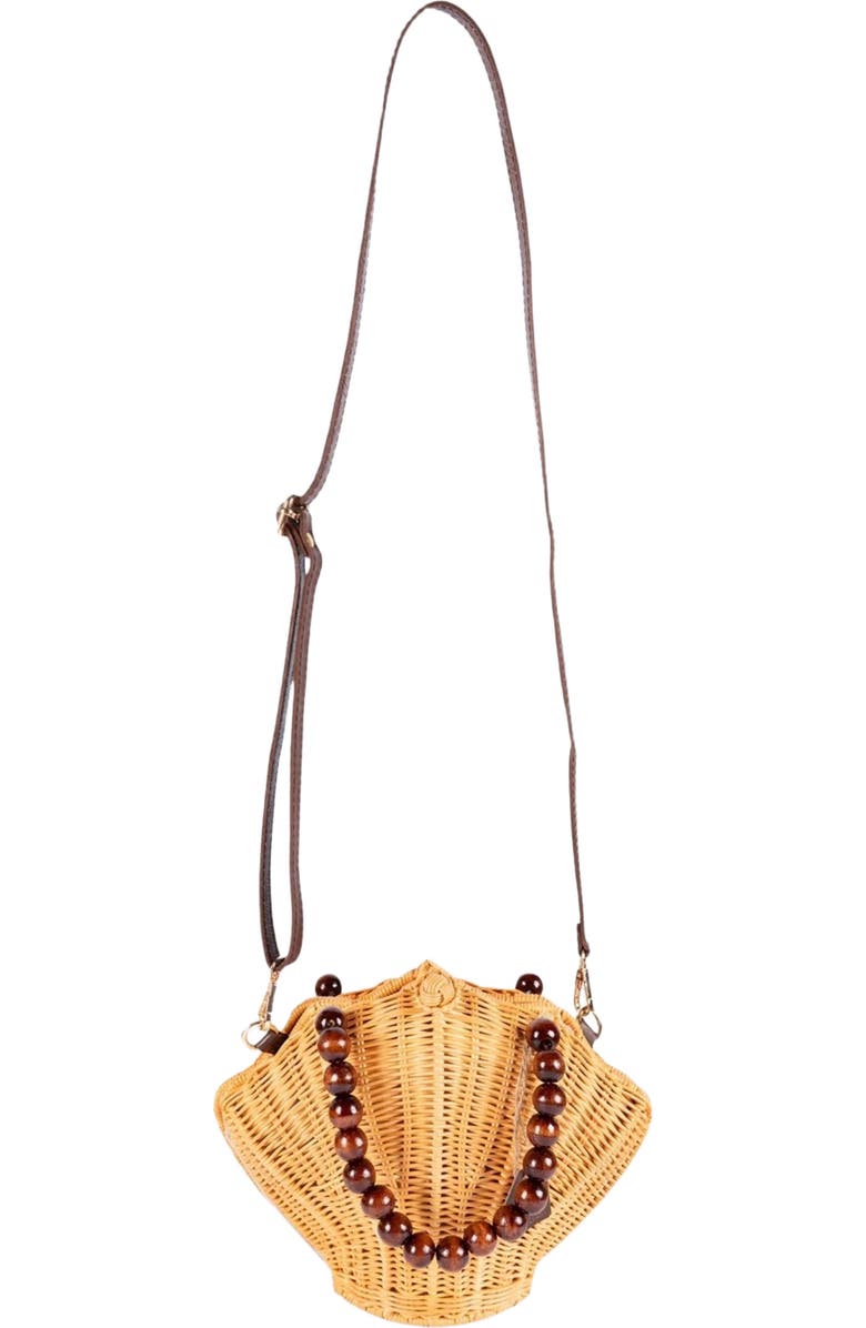 Jelavu Shelly Woodbead Crossbody Bag, Alternate, color, Natural