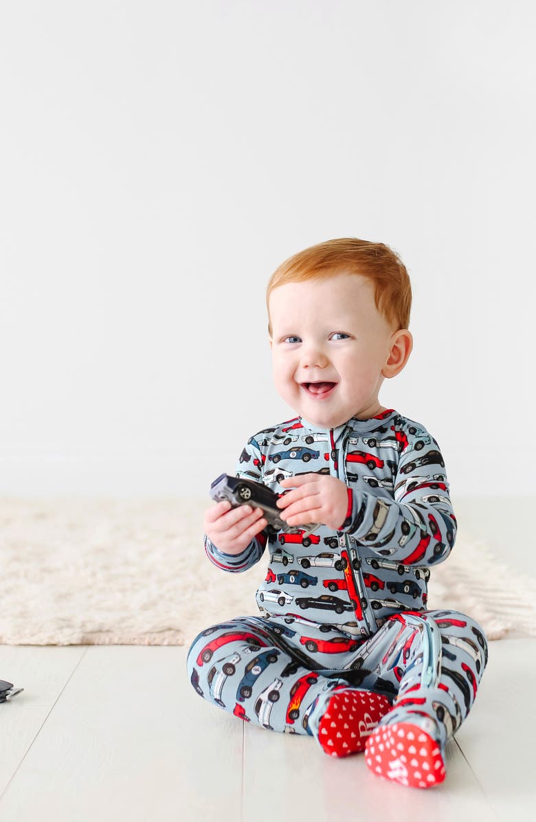 Posh Peanut Miles Zip Footie, Alternate, color, Miles