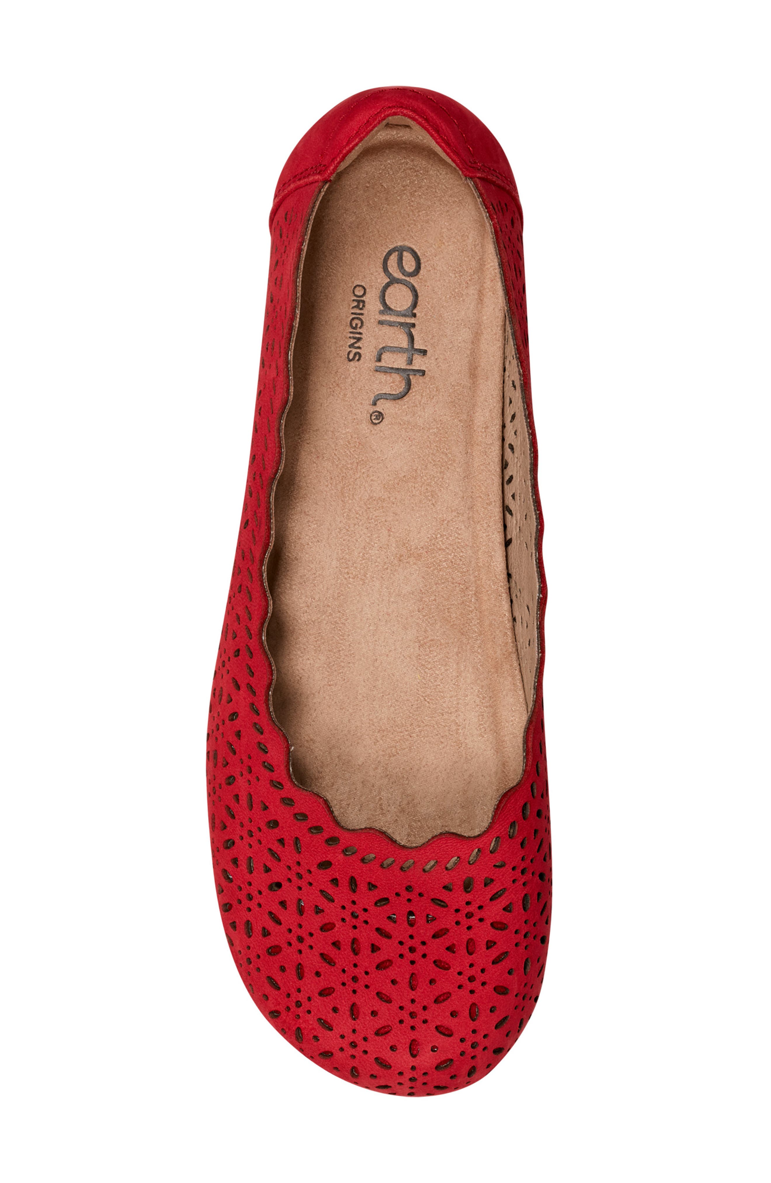 Bria Flat, Alternate, color, RED