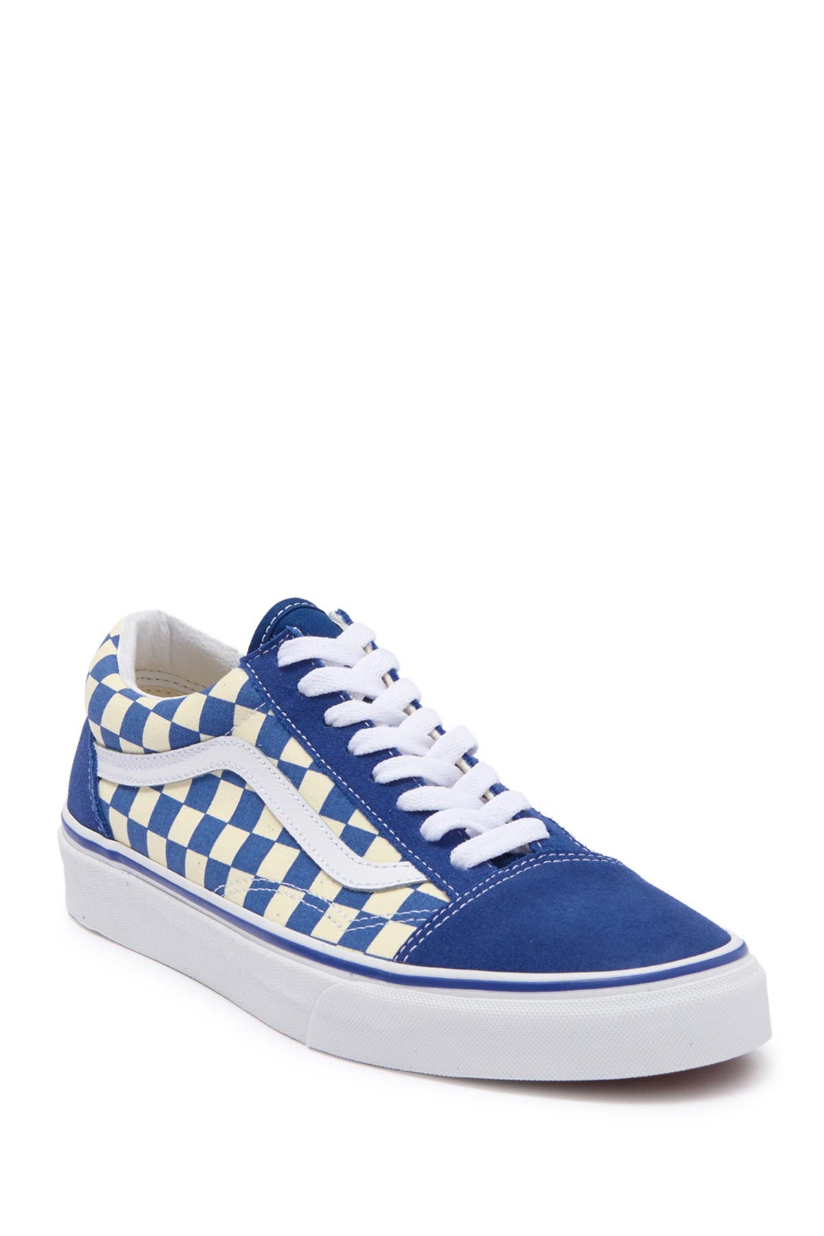 Vans Old Skool Primary Check Print Sneaker, Main, color, 