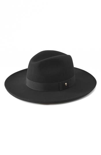 Helen Kaminski Augustine Merino Wool Fedora In Black