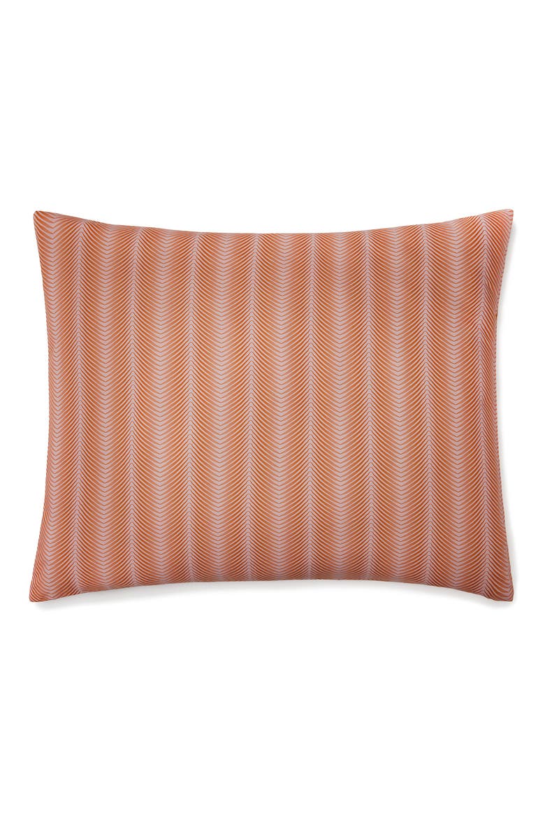 Edna Reversible Cotton Sham, Main, color, PINK/ ORANGE