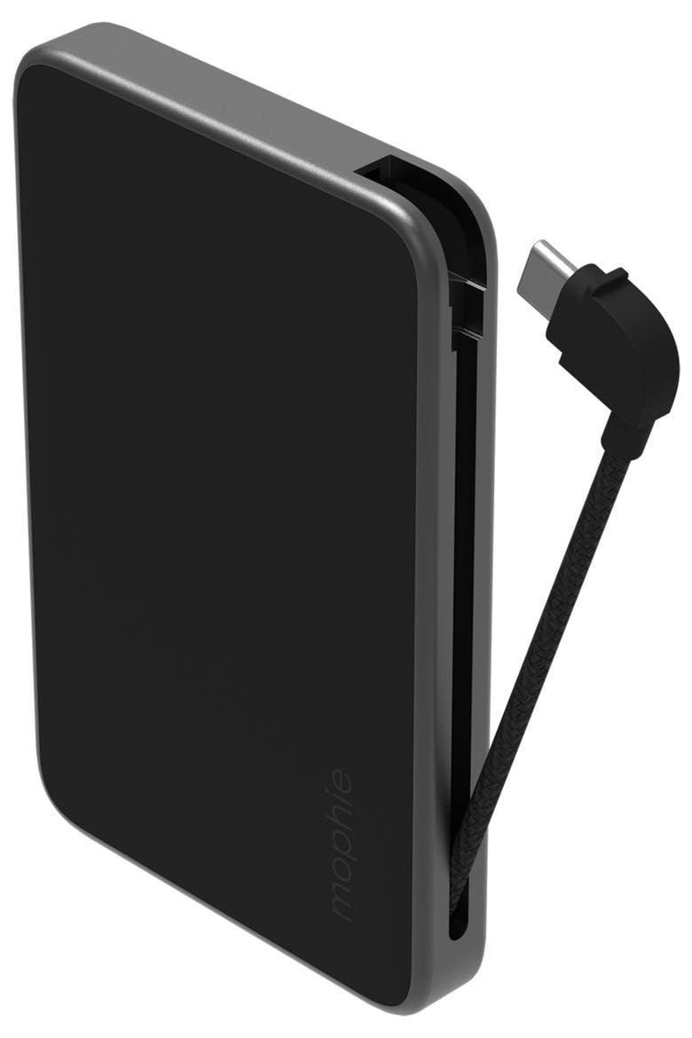 Powerstation Plus Mini (2024) 5,000 mAh Power Bank with Integrated Cable, Alternate, color, Black
