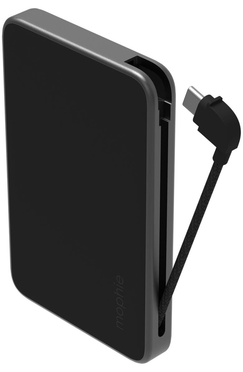 mophie PowerStation Plus 2024 Power Bank 5,000 mAh, Alternate, color, Black