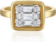 Mindi Mond Clarity Cube Diamond Ring