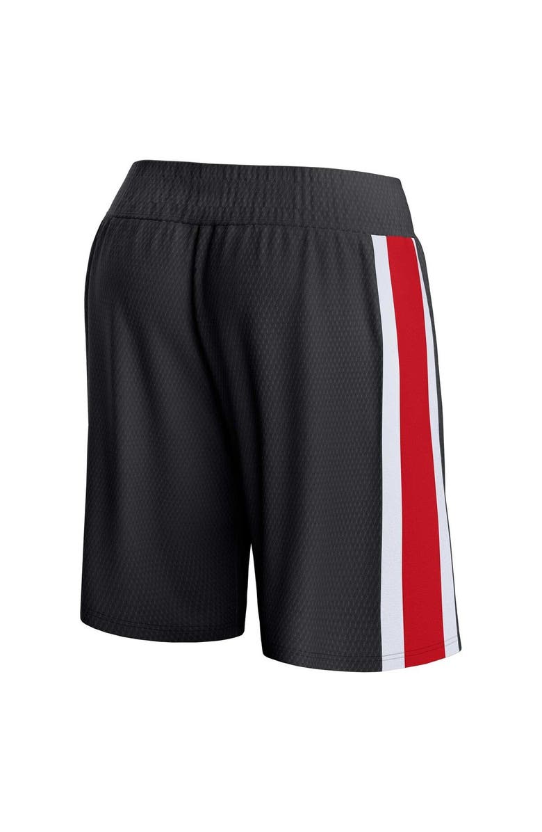 FANATICS Men's Fanatics Branded Black Toronto Raptors Referee Iconic Mesh Shorts, Alternate, color, Black