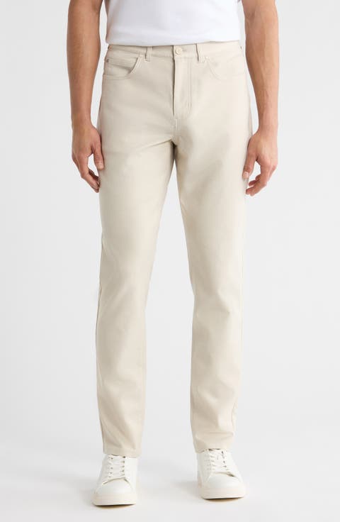 Mayfield Slim Fit Five-Pocket Twill Pants