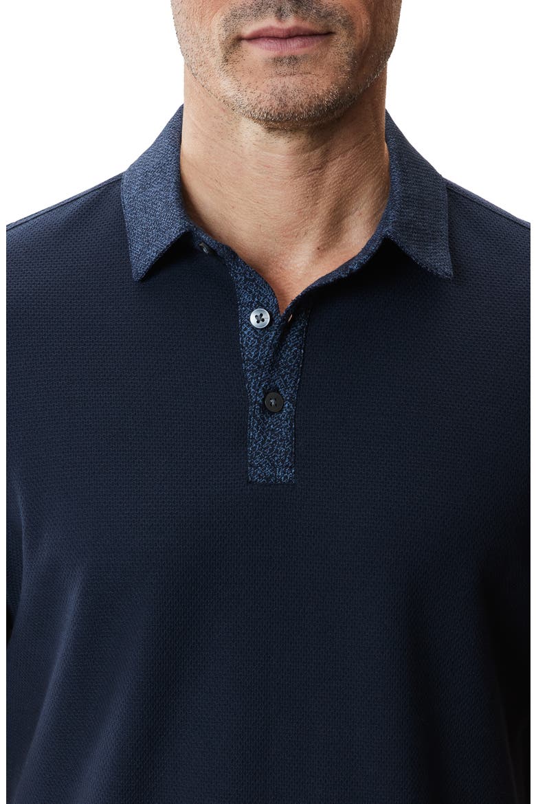 Baytides Contrast Collar Polo, Alternate, color, NAVY