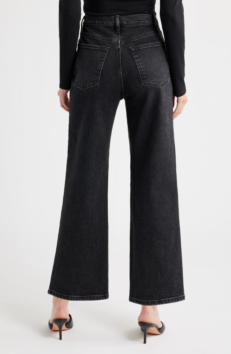 FRAME The Wide High Waist Ankle Wide Leg Jeans, Alternate, color, Deco