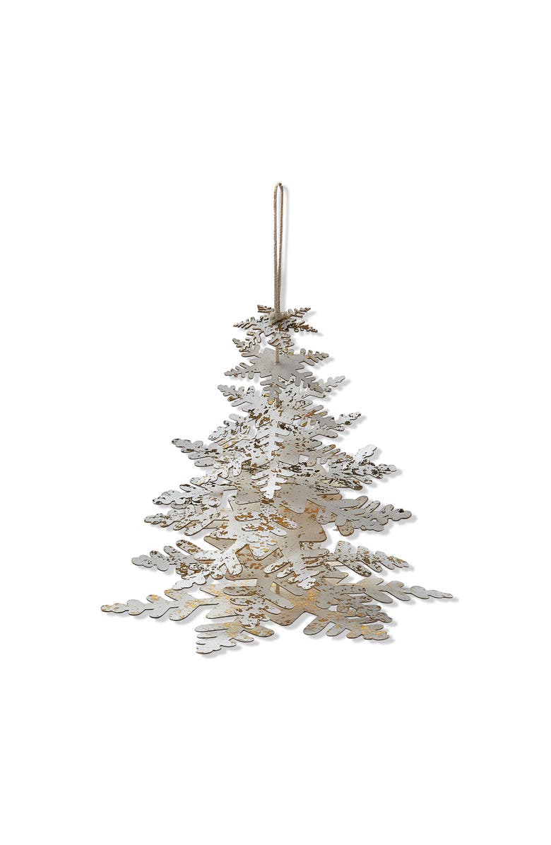 tag White Paper Snowflake Tree Decor Holiday Sculpture Winter, Main, color, White