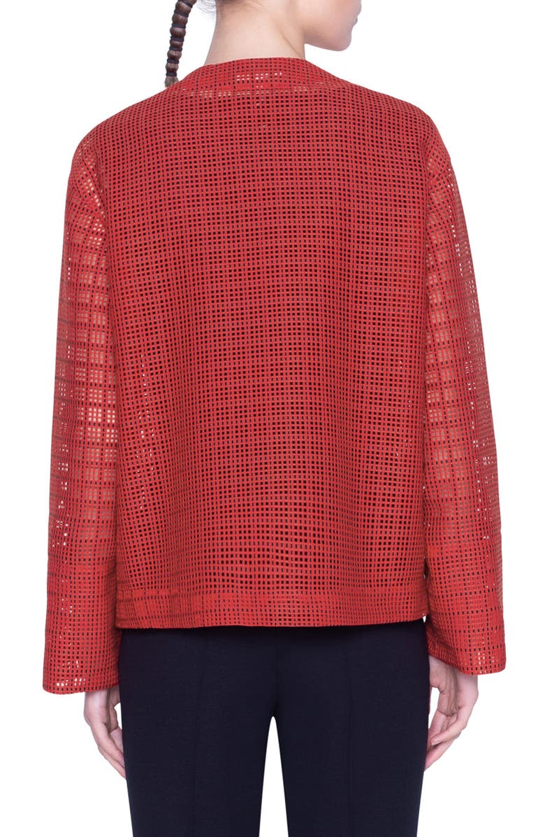 Akris punto Mesh Lace Jacket, Alternate, color,