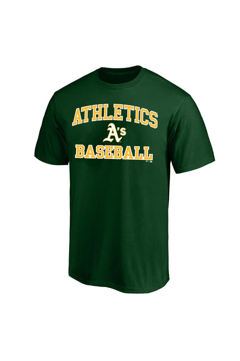Men's Profile  Kelly Green Athletics Big & Tall Heart & Soul T-Shirt, Alternate, color, Kelly Green