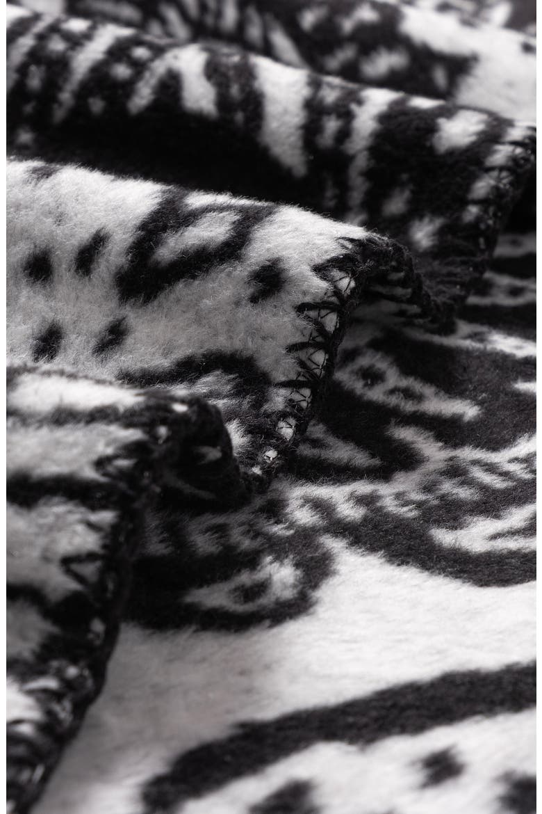 Paisley Throw Blanket, Alternate, color, WHITE