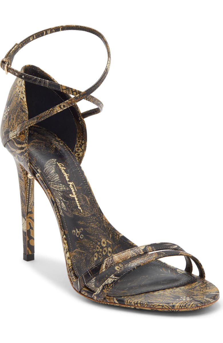 FERRAGAMO Ines Sandal, Main, color, Black
