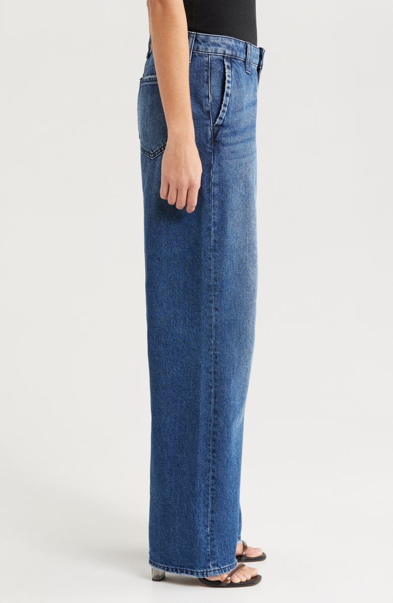 HIDDEN JEANS Baggy High Waist Wide Leg Jeans, Alternate, color, Dark Wash