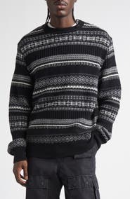 TAKAHIROMIYASHITA TheSoloist. Fair Isle Wool Creweck Sweater