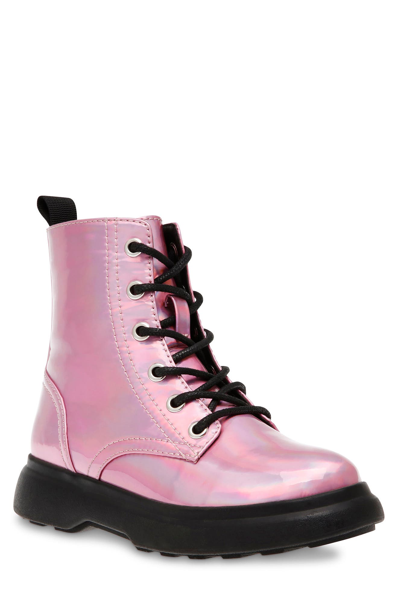 Kids' Colada Combat Boot, Main, color, PINK