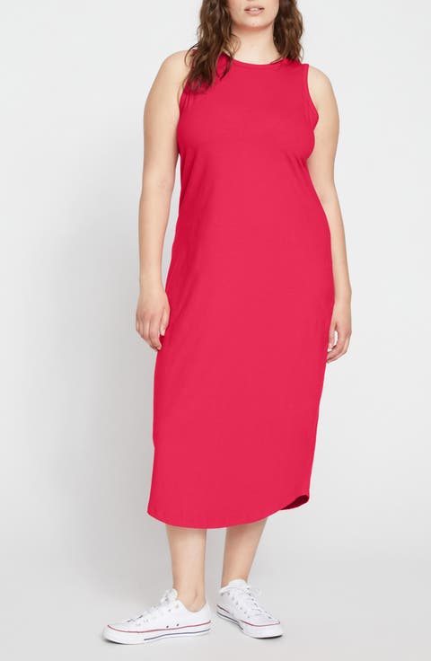 Cal Tank Midi Dress (Regular & Plus)