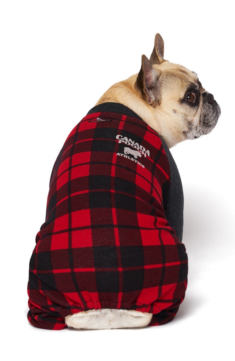 Canada Pooch Frosty Fleece One Piece Sweatsuit, Alternate, color,