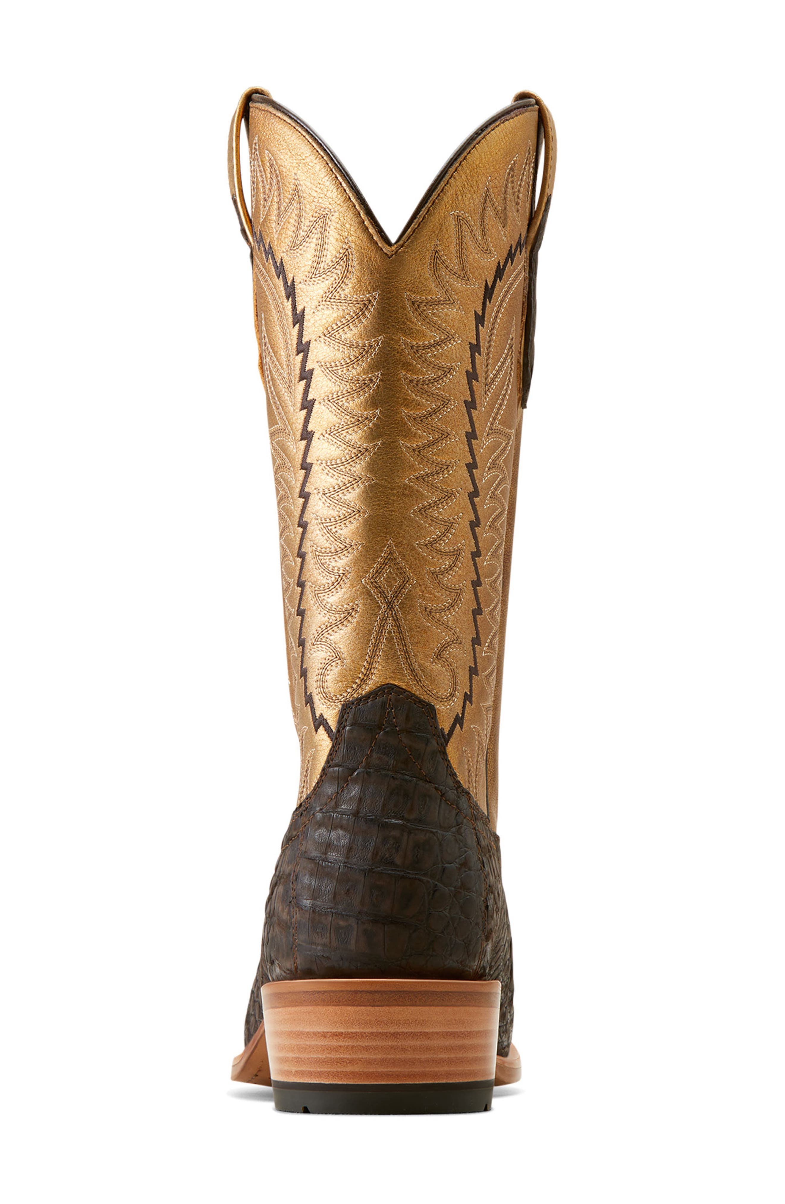 Ariat Futurity Finalist Genuine Caiman Leather Boot, Alternate, color, 
