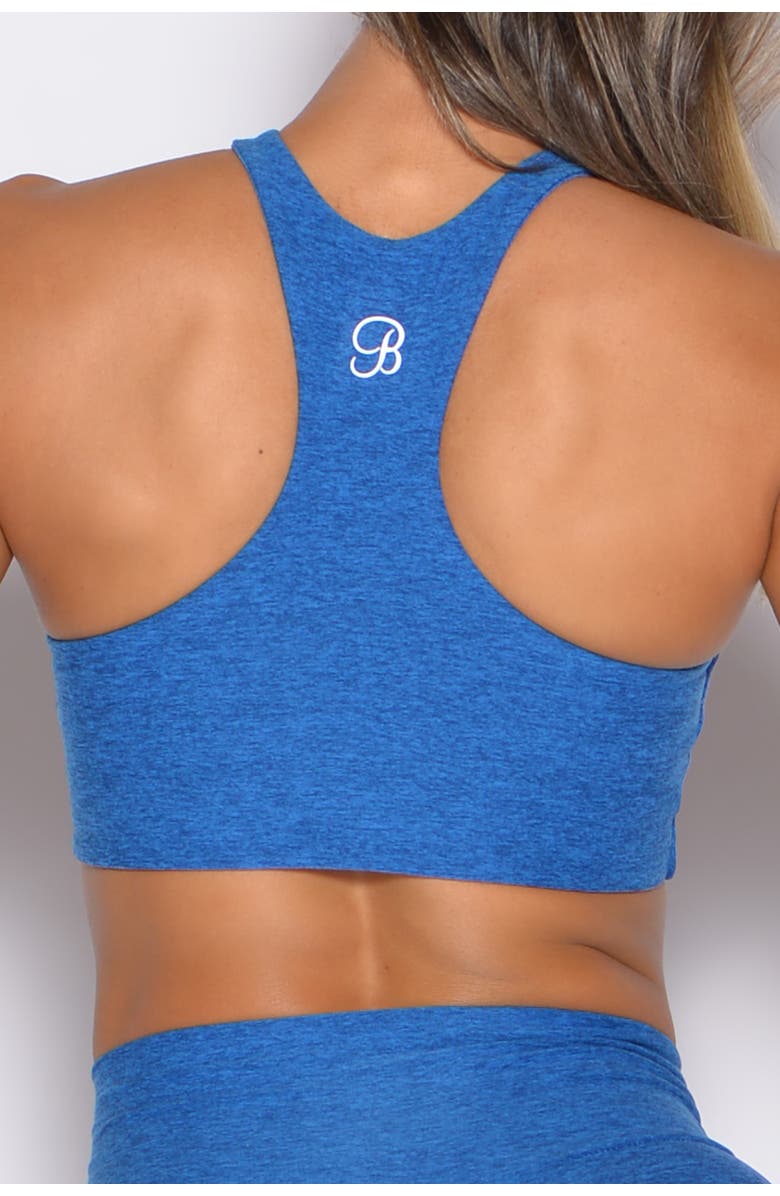 Bombshell Sportswear Cross Over Halter Bra, Alternate, color, Royal