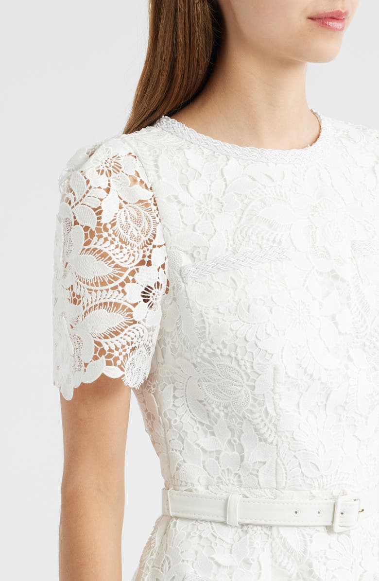 Milly Floral Lace Dress, Alternate, color,