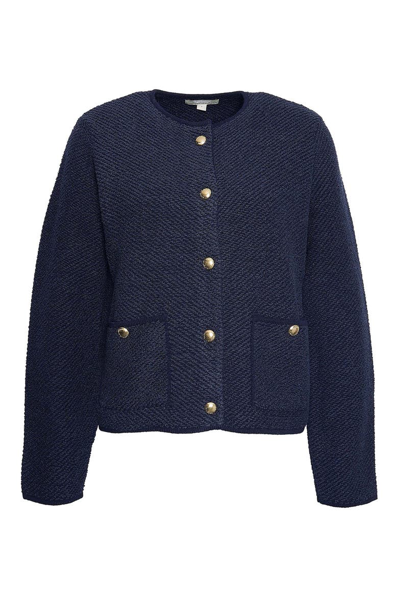 Celeste Wool Blend Cardigan, Alternate, color, NAVY BLUE