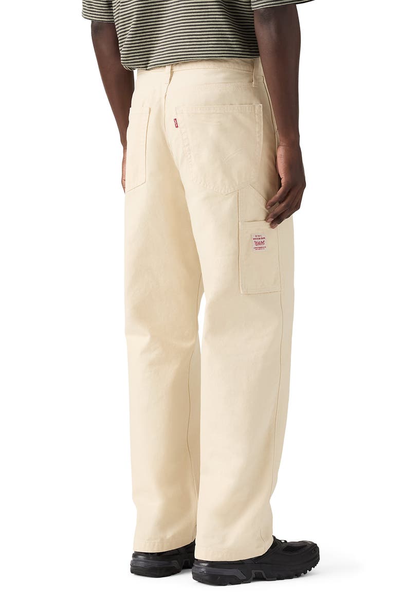 Levi's 568<sup>™</sup> Loose Straight Leg Carpenter Jeans, Alternate, color, Undyed Ecru Greige