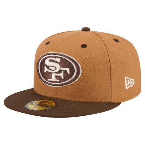 Men
s New Era  Light Brown/Dark Brown San Francisco 49ers Two-Tone Walnut 59FIFTY Fitted Hat