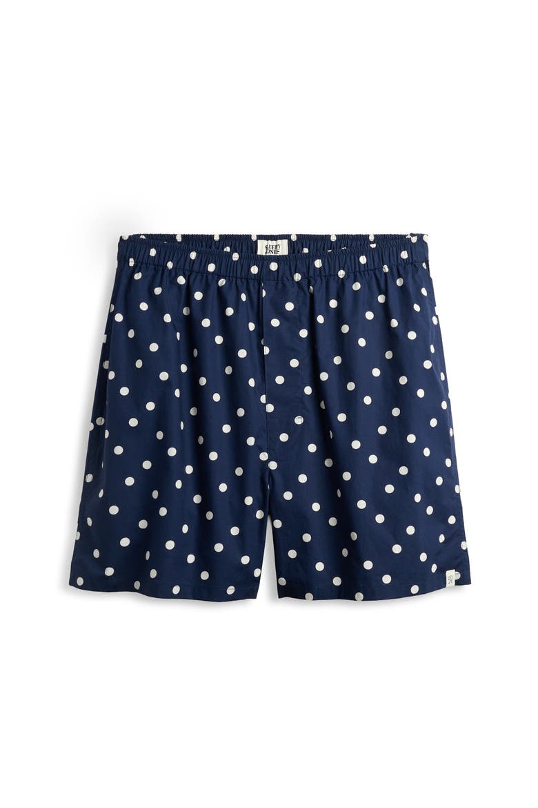 Gus Boxer, Alternate, color, Navy Polka Dot