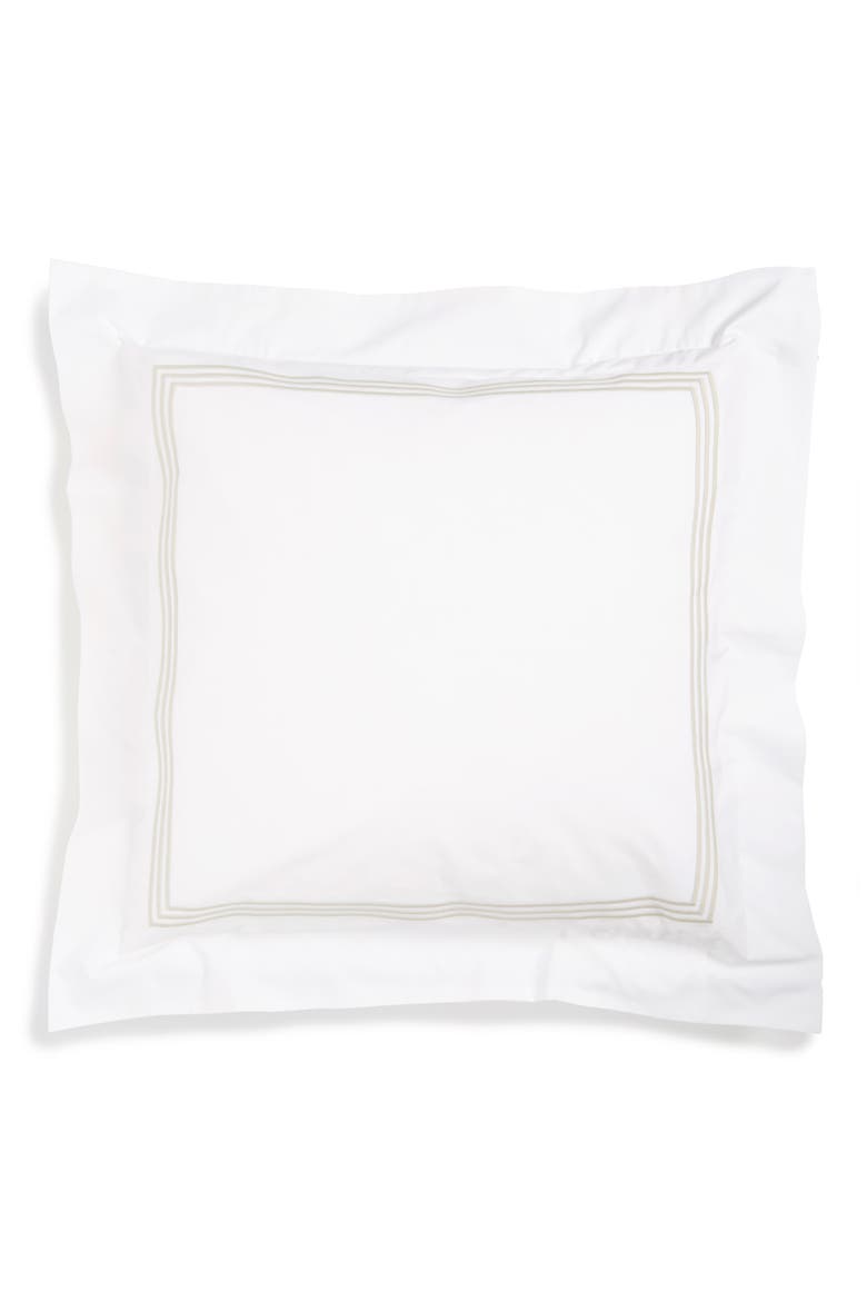 Bel Tempo Euro Sham, Main, color, ALMOND