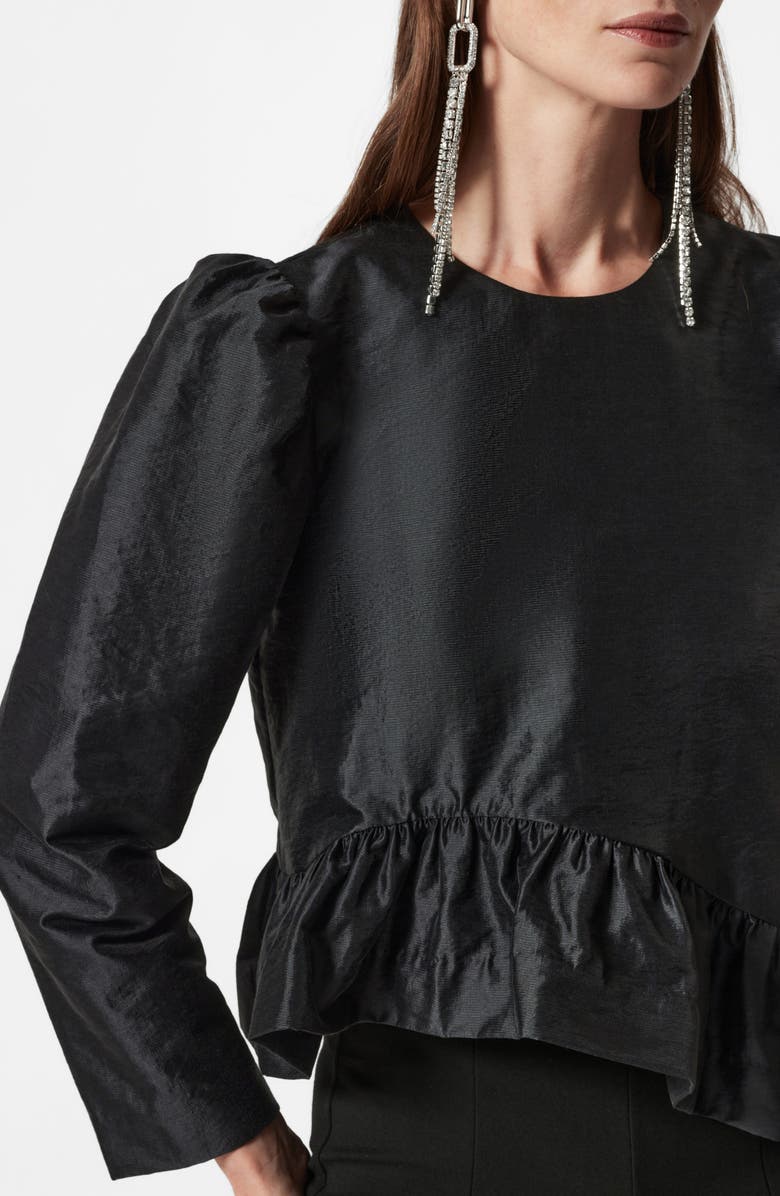 & Other Stories Asymmetric Ruffle Top, Alternate, color,