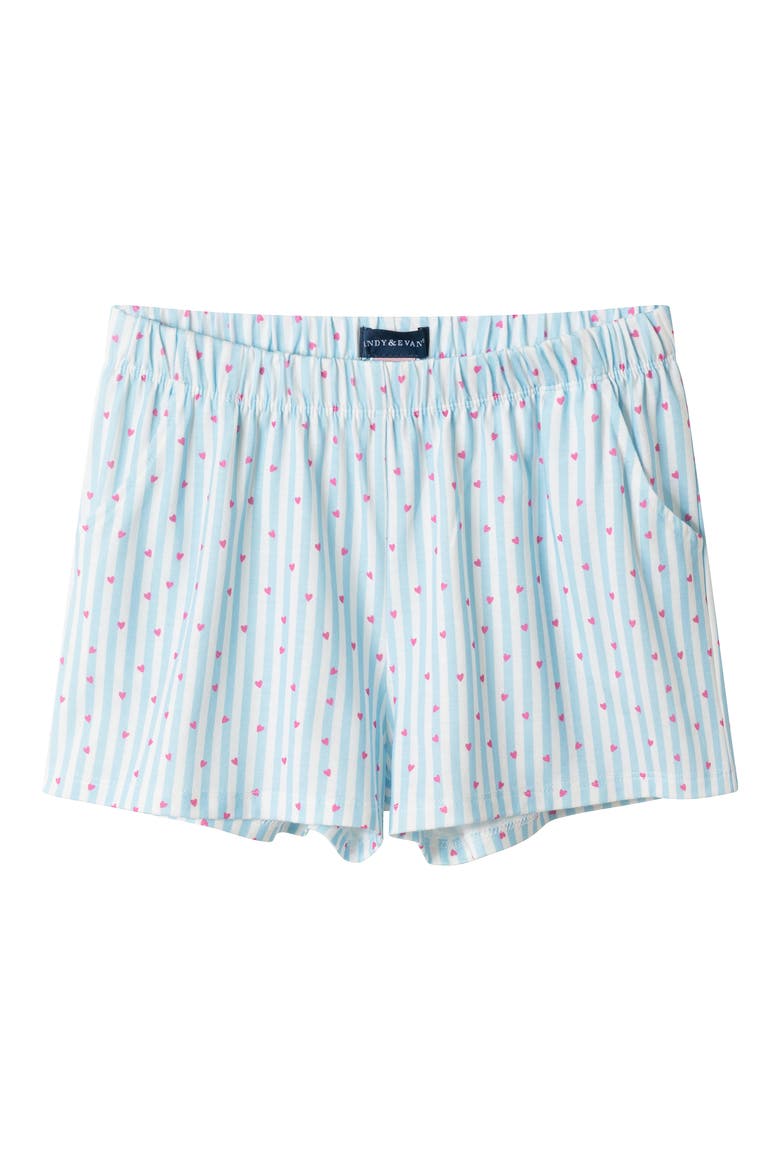Kids' Short Pajamas, Alternate, color, MULTI HEART