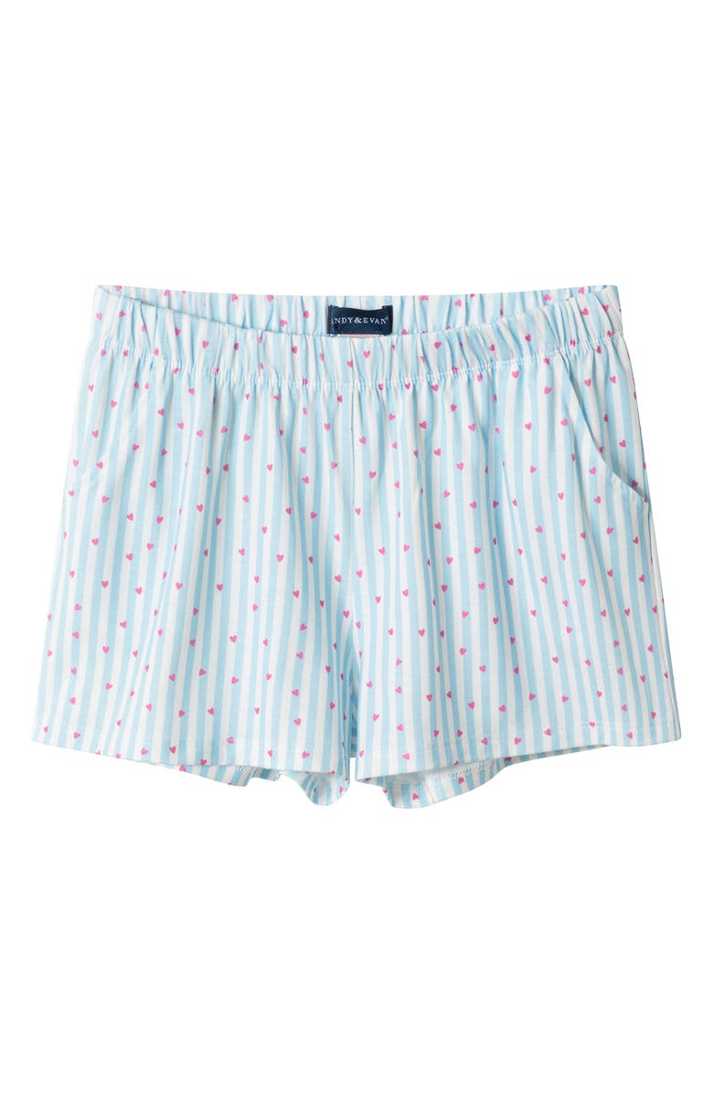 Andy & Evan Kids' Short Pajamas, Alternate, color, Multi Heart