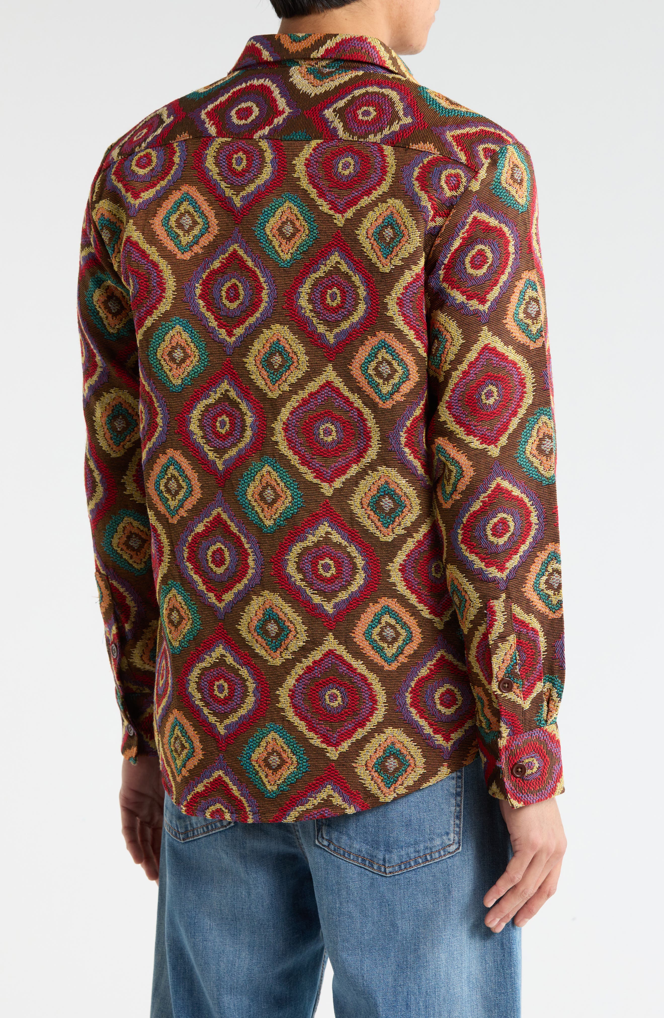 T.R. PREMIUM Tapestry Shirt Jacket | Nordstromrack