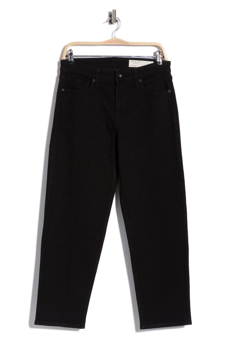 Dylan Low Rise Baggy Boyfriend Jeans, Alternate, color, BLACK