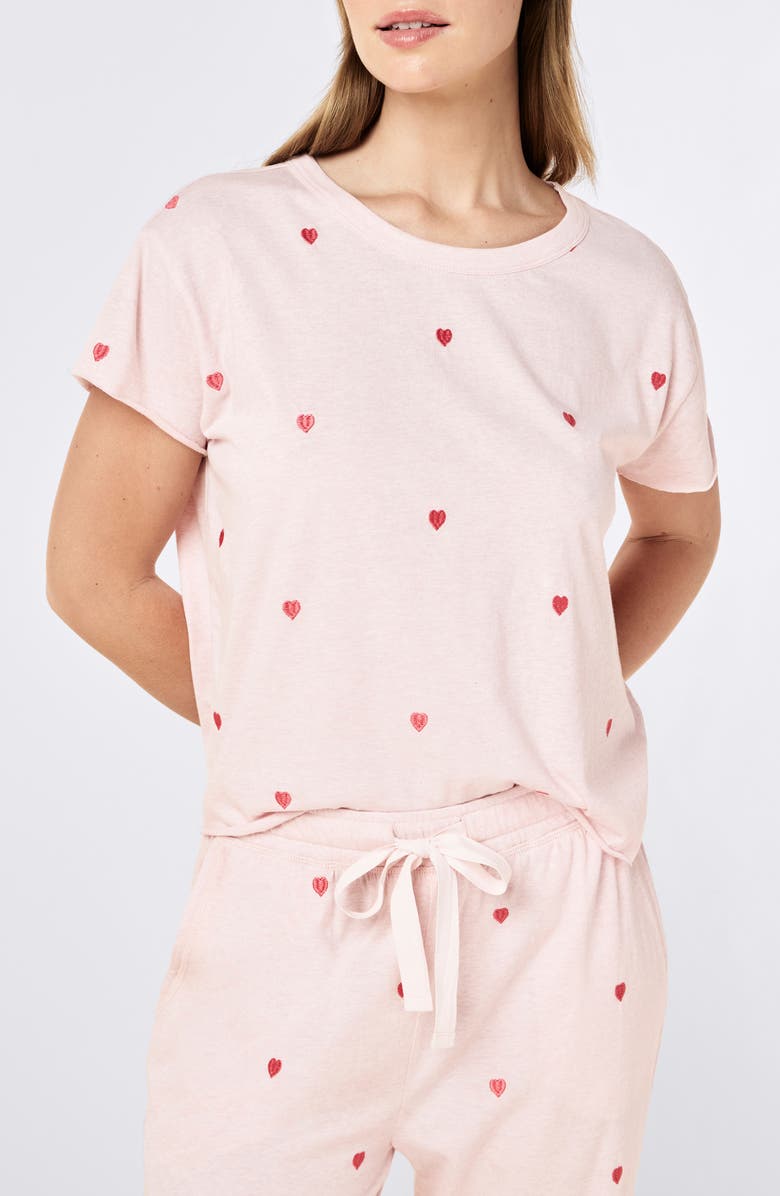 Papinelle Jada Short Sleeve Organic Cotton Pajamas, Alternate, color, 