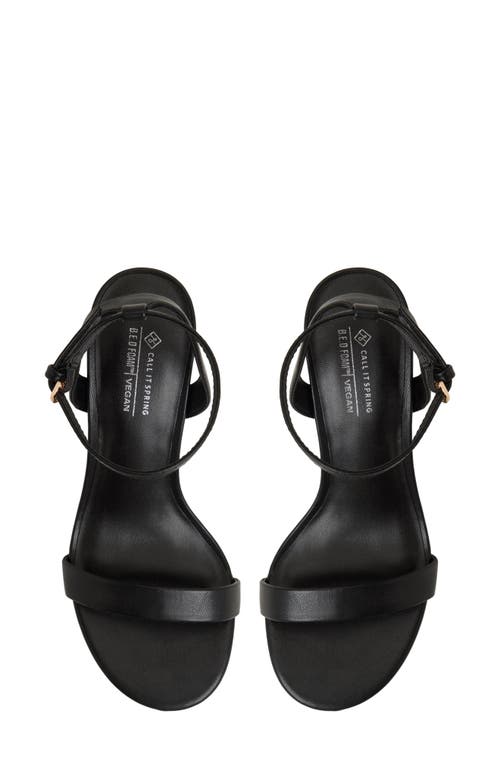 Call It Spring By Aldo Madelyyn Ankle Strap Sandal In Black