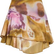 Feners Gustito Tiered Asymmetric Hem Miniskirt