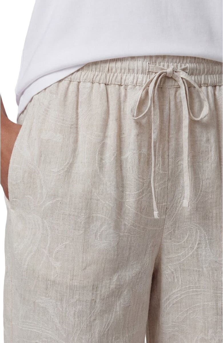 Lords of Harlech Paisley Explosion Womens Wide-leg Pant, Alternate, color, Paisley Explosion Ivory