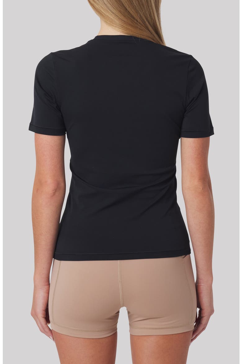 Regina Performance T-Shirt, Alternate, color, BLACK
