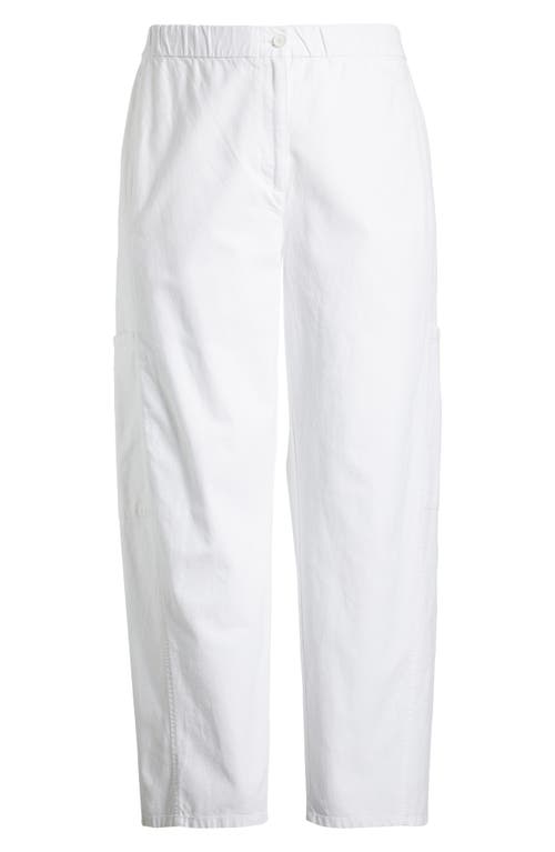 EILEEN FISHER EILEEN FISHER STRETCH ORGANIC COTTON & HEMP ANKLE LANTERN CARGO PANTS