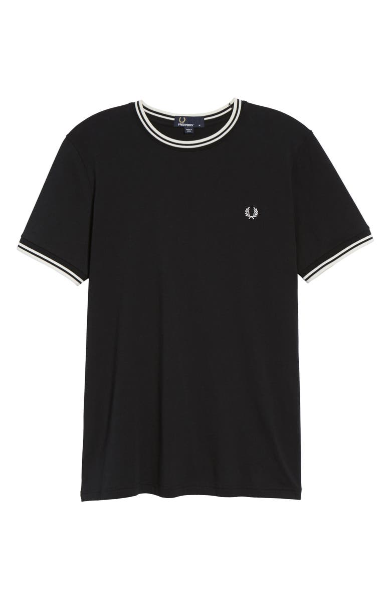 Fred Perry Contrast Trim T-Shirt, Alternate, color,