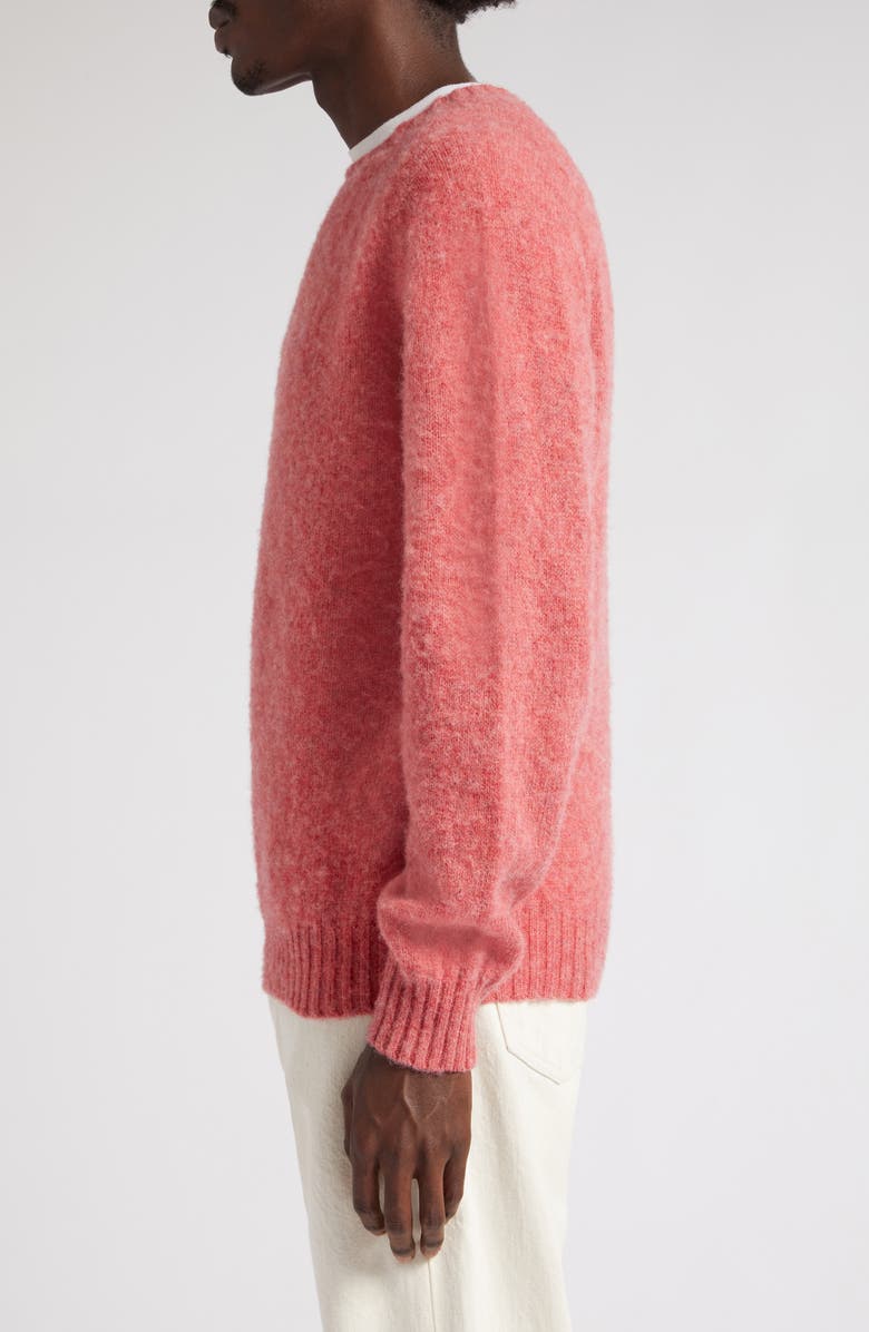 Drake's Brushed Wool Crewneck Sweater, Alternate, color,